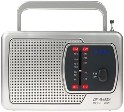 ELTRA Maria Portable Analogique Argent Radio Portable - Radios Portables (Portable, Analogique, FM,LW, 87,5-108 MHz, 148,5-283,5 kHz, 3,5 mm) Fiche Technique et Prix au Maroc