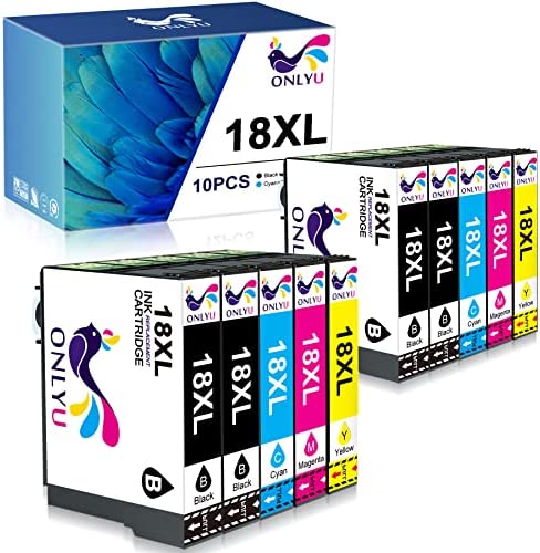 18 XL Multipack Cartouche d'encre pour Epson 18 XL pour Epson Expression Home XP-215 XP-225 XP-205 XP-325 XP-305 XP-405 XP-425 XP-415 XP-315 XP-212 (10-Pack, 4 Noir 2 Cyan 2 Magenta 2 Jaune) Fiche Technique et Prix au Maroc
