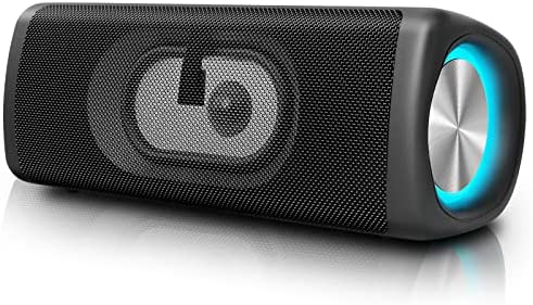 Enceinte Bluetooth 20 W Nictiv - Lumière de fête Bluetooth avec jumelage stéréo sans Fil - Basses intenses - Enceinte Portable Bluetooth 5.0 - Boîte à Musique IP67 - Boîte de Son avec AUX/TF Fiche Technique et Prix au Maroc