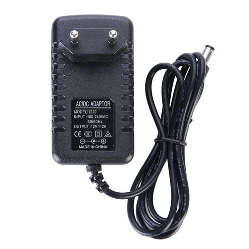 Adaptateur AC/DC d'alimentation pour chargeur MODEL-1220 Output 12V-2A
 Fiche Technique et Prix au Maroc