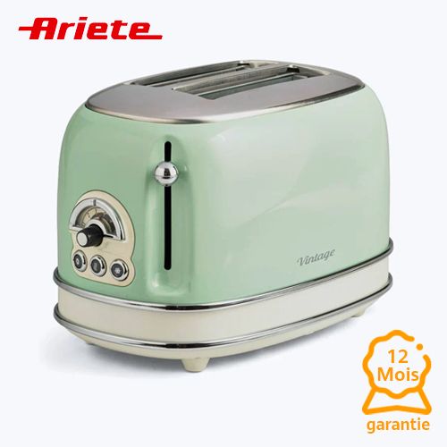 Ariete Grille-pain Vintage 2 Tranches - Vert
 Fiche Technique et Prix au Maroc