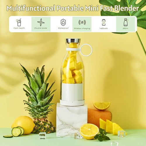 Blender Portable Smoothie Mixer ,  Avec USB  Chargement , 420ml
 Fiche Technique et Prix au Maroc