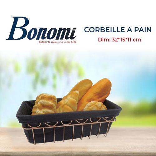 Bonomi Corbeille à pain Noire/Bronze
 Fiche Technique et Prix au Maroc