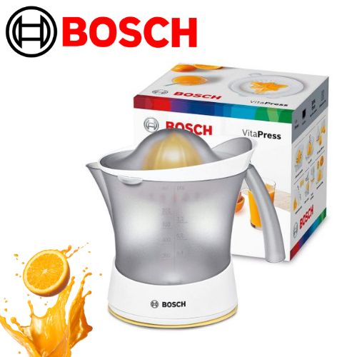 Bosch VITA PRESS Presse Agrumes Electrique 200W Système Anti-Gouttes system start/stop-jus d'orange
 Fiche Technique et Prix au Maroc