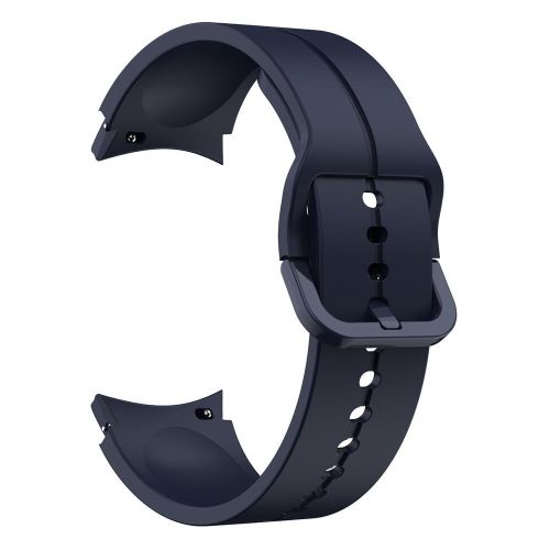 Bracelet de rechange en silicone 20mm Bleu Marine pour Samsung Galaxy Watch 4/5 40/44mm / Watch 4 Classic 42/46mm
 Fiche Technique et Prix au Maroc