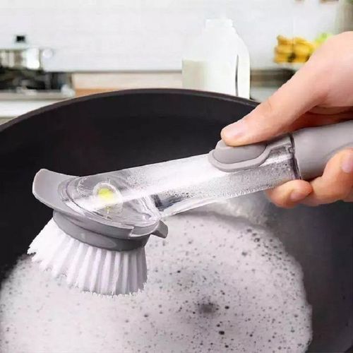 Brosse de vaisselle à manche avec distributeur de savon (Offre de mois)⭐⭐⭐⭐⭐
 Fiche Technique et Prix au Maroc