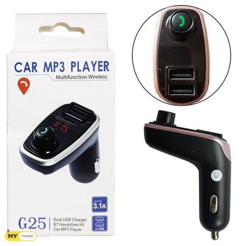 Chargeur rapide avec double USB Bluetooth Micro SD Transmetteur FM sans fil Voiture Lecteur MP3
 Fiche Technique et Prix au Maroc