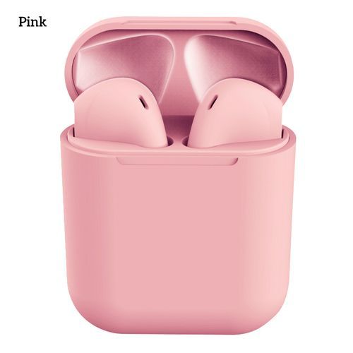 Ècouteurs sans fil I12 inpods12 Bluetooth 5.0 de couleur rose
 Fiche Technique et Prix au Maroc