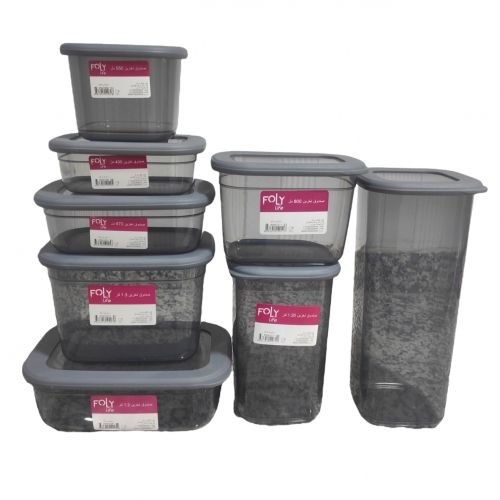 Foly life Ensemble des boitiers alimentaire de 8 boites transparents
 Fiche Technique et Prix au Maroc