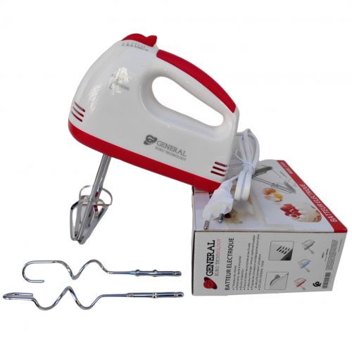 General Batteur Electrique  LY-610  7 vitesse article 7689 orange
 Fiche Technique et Prix au Maroc