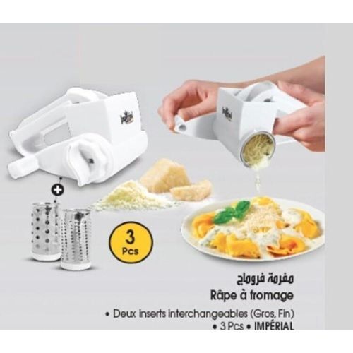 Imperial Râpe à fromage  avec deux inserts
 Fiche Technique et Prix au Maroc