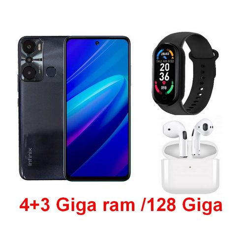 Infinix Hot 20i (4GB Ram /128GB ) - Helio G25 -13 MP  -5000 mAh- Noir + KIT + BAND
 Fiche Technique et Prix au Maroc