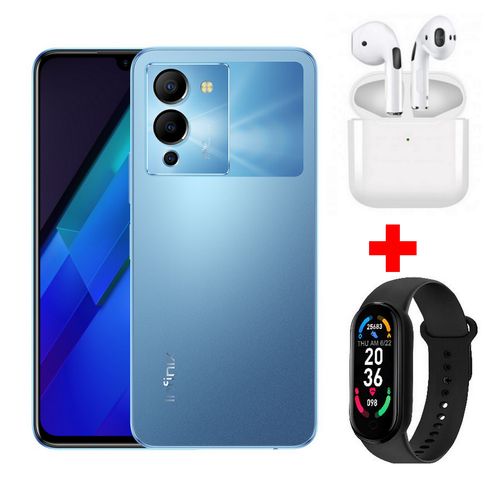 Infinix Note 12 - 6.7" -(8 Go-128 Go) AMOLED -Helio G 96 - 50 MP - bleu +Kit+Band
 Fiche Technique et Prix au Maroc