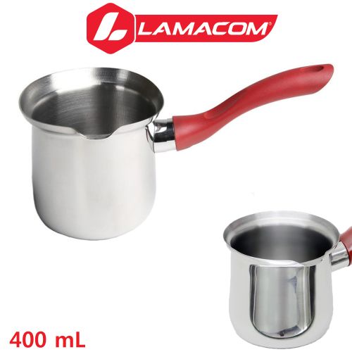Lamacom Pot à lait, Café & Chocolat Inox 400ml - Pichet à boissons chaudes Inoxydable
 Fiche Technique et Prix au Maroc