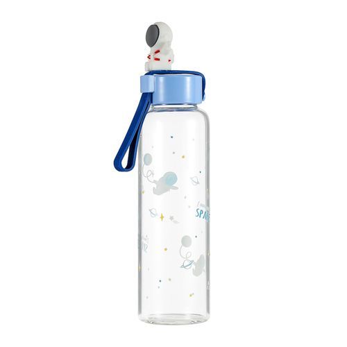 Miniso Bouteille en verre à haute teneur en borosilicate bleu
 Fiche Technique et Prix au Maroc
