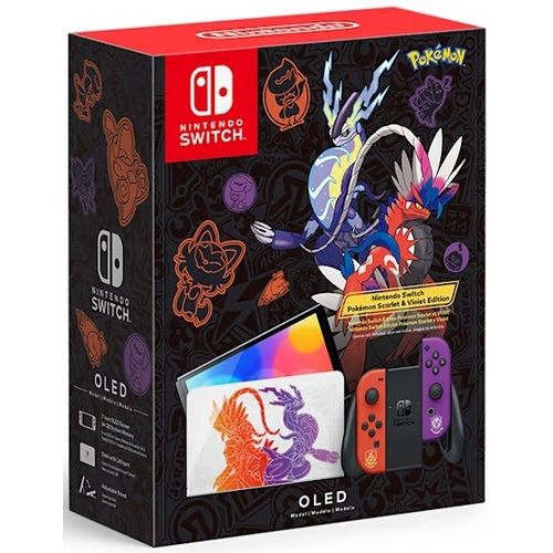 Nintendo Console Nintendo Switch Modèle OLED Edition Pokémon Ecarlate & Pokémon Violet
 Fiche Technique et Prix au Maroc