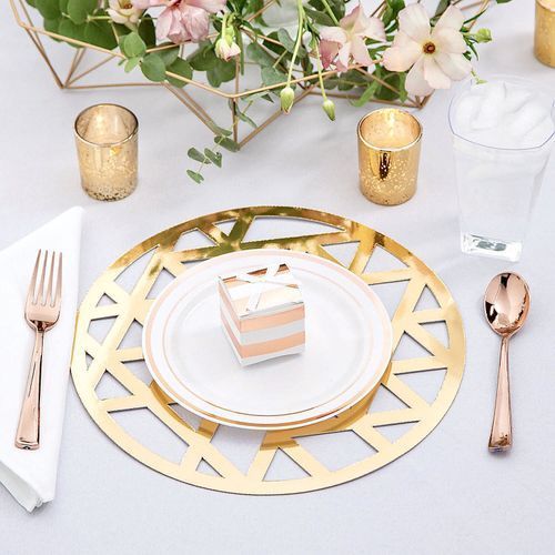 Pack de 6 Sous Plat + 6 Sous Verre en Cuir Or
 Fiche Technique et Prix au Maroc