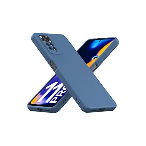 Pochette silicone Xiaomi redmi Note 11 pro (4G) -Bleu
 Fiche Technique et Prix au Maroc