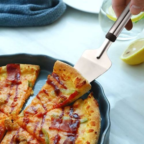 Spatule de pizza, gâteaux et desserts en acier inoxydable
 Fiche Technique et Prix au Maroc