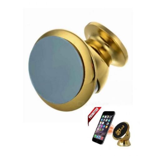 Super Support Haute Qualité Voiture Magnétique Rotative Pour Smartphones -Doré
 Fiche Technique et Prix au Maroc