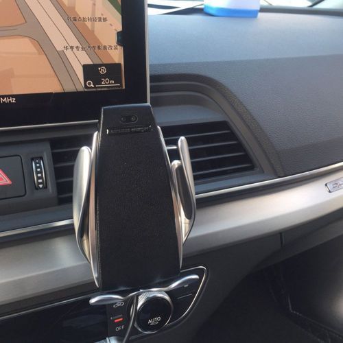 Support et Chargeur Téléphone Sans Fil Qi de Voiture, Serrage Automatique
 Fiche Technique et Prix au Maroc