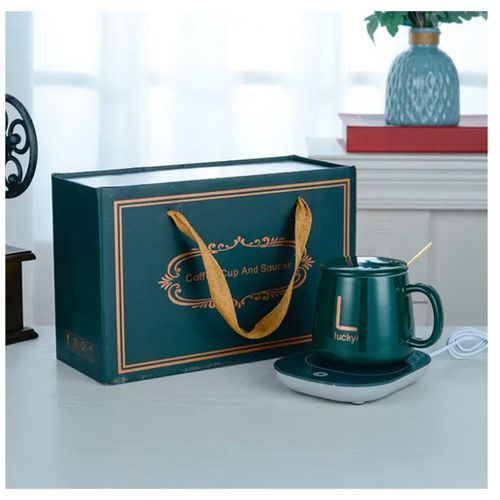 Tasse à Café et Soucoupe à Chauffage Électrique pour la Maison et le Bureau
 Fiche Technique et Prix au Maroc