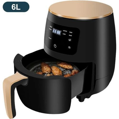 friteuse à très grande capacité, 6L, 2400w, Ecran tactile - Sans huile
 Fiche Technique et Prix au Maroc