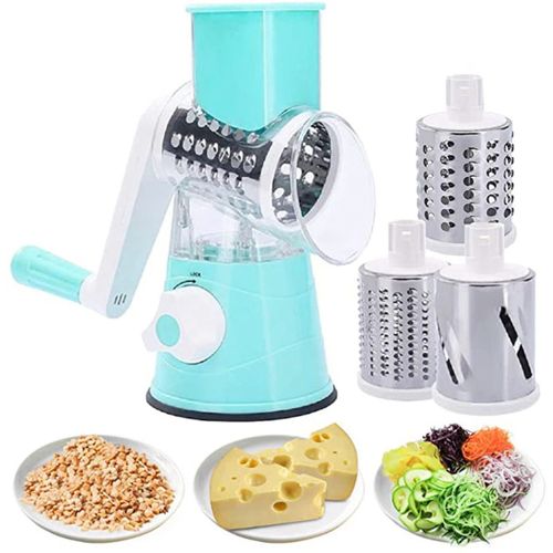 Coupe-légumes multifonction réglable, trancheuse, éplucheur, hachoir, râpe
 Fiche Technique et Prix au Maroc