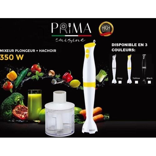 Prima Mixeur Plongeur Plastique -350w
 Fiche Technique et Prix au Maroc