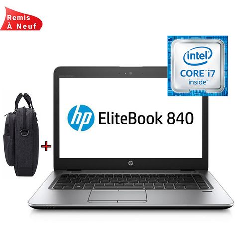 Hp EliteBook 840 G3 Core i7-6600U I 16Go I 256 Go SSD I 14″ Full HD Avec Sacoche ( Remis à Neuf )
 Fiche Technique et Prix au Maroc