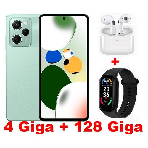 XIAOMI Redmi Note 12  Amoled 6,67″(4Go, 128Go) Snapdragon 680 - 50MP- Vert+ Kit+ Montre
 Fiche Technique et Prix au Maroc