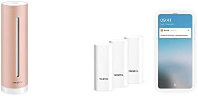 Netatmo Capteur de qualité de l'air intérieur Connecté, Température, Humidité, Bruit, CO2, Rose & DTG-FR Détecteurs d’Ouverture Intelligents pour Portes et Fenêtres, sans Fil, monoblocs, Lot de 3 Avis, Fiche Technique et Prix au Maroc