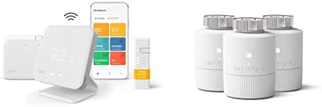 tado° Kit de Démarrage Thermostat Connecté et Intelligent sans Fil V3+ & Basic Pack de 3 Têtes Thermostatiques Connectées et Intelligentes – Accessoire pour Thermostat Connecté et Intelligent Avis, Fiche Technique et Prix au Maroc