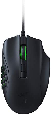 Razer Naga X - Souris de Jeu Filaire modulaire pour Jeux MMO, MOBA ou FPS avec Panneaux latéraux interchangeables (19 + 1 Boutons programmables) NoirAvis,  Fiche Technique et Prix au Maroc