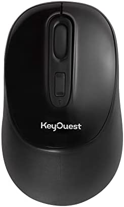 KeyOuest - Souris sans Fil Confort Silence - Souris Silencieuse, Ambidextre, 4 Boutons, 800 à 1600 Dpi - Compatible PC et Mac, Plug & Play - NoireAvis,  Fiche Technique et Prix au Maroc