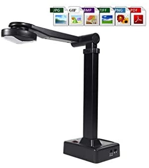 WSMLA Document mobile Scanner avec réception Logiciel de gestion de documents Scanner Pliable HD USB à haute vitesse Livre Caméra image Chargé de cours 5 millions de mise au point automatique HD ScannAvis,  Fiche Technique et Prix au Maroc