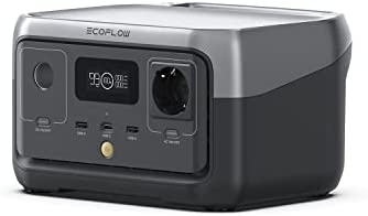 Station électrique portable EF ECOFLOW RIVER 2, batterie LiFeP04, 256 Wh/charge rapide en 1 heure, sortie 600 W max, générateur solaire pour camping extérieur/camping-cars/domestique/balcon Avis, Fiche Technique et Prix au Maroc