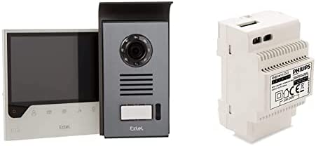 Extel – Visiophone Connect – avec Grand Écran (18cm) et Connecté à Votre Smartphone Android ou Apple & Philips Welcome 531010 Alimentation modulaire, Blanc Avis, Fiche Technique et Prix au Maroc