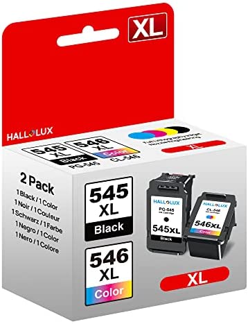 PG-545XL CL-546XL Compatible Cartouches d'encre Remplacement pour Canon 545 et 546 XL pour Pixma MX495 TS3150 TR4550 MG3050 TR4551 MG2950 MX490 MG2555s TS3350 MG250s (Noir Tri-Colore, Pack de 2)Avis,  Fiche Technique et Prix au Maroc