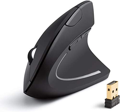 Anker Souris Ergonomique Verticale USB Sans Fil 2.4G avec 3 Niveaux DPI ajustables 800 / 1200 / 1600 et 5 Contrôles LatérauxAvis,  Fiche Technique et Prix au Maroc