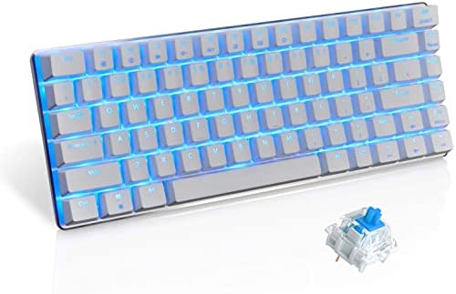 Urchoiceltd Ak33 Anti-ghosting LED rétro-éclairé USB Filaire Clavier de Jeu mécanique Bleu/Noir commutateurs pour Bureau, Écrivent et Jouer à des JeuxAvis,  Fiche Technique et Prix au Maroc