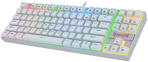 Highspirit K552 Clavier mécanique de Jeu 60% Compact 87 Touches Kumara Filaire Cherry MX Bleu Commutateurs équivalents pour Windows PC Gamers (RGB rétro-éclairé)Avis,  Fiche Technique et Prix au Maroc