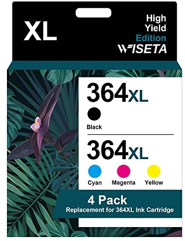 364XL Multipack Cartouches d'encre de Remplacement pour HP 364 Compatible pour HP Deskject 3070A 3520 Photosmart 5520 5510 5524 6520 7520 7522 Officejet 4622 4620 (1 Noir, 1 Cyan, 1 Magenta, 1 Jaune)Avis,  Fiche Technique et Prix au Maroc