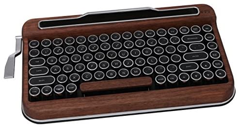 ELRETRON Clavier Bluetooth avec Penna Touches Noires Cap Chrome (Us Langue) Commutateur-Cherry Red MX Bois spécialAvis,  Fiche Technique et Prix au Maroc