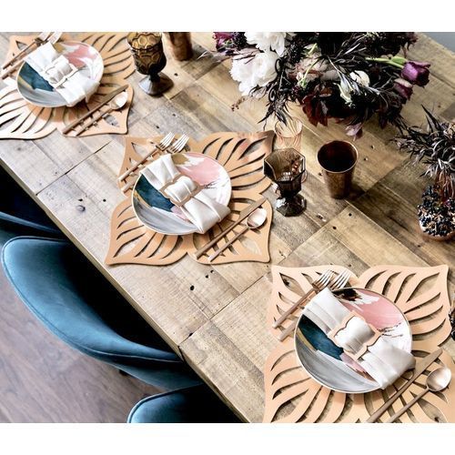 6 Sous Plat en bois
 Fiche Technique et Prix au Maroc