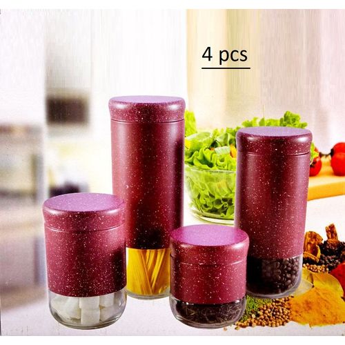 Accord lot de 4 pièces de boite a épices, service a épices en granite
 Fiche Technique et Prix au Maroc