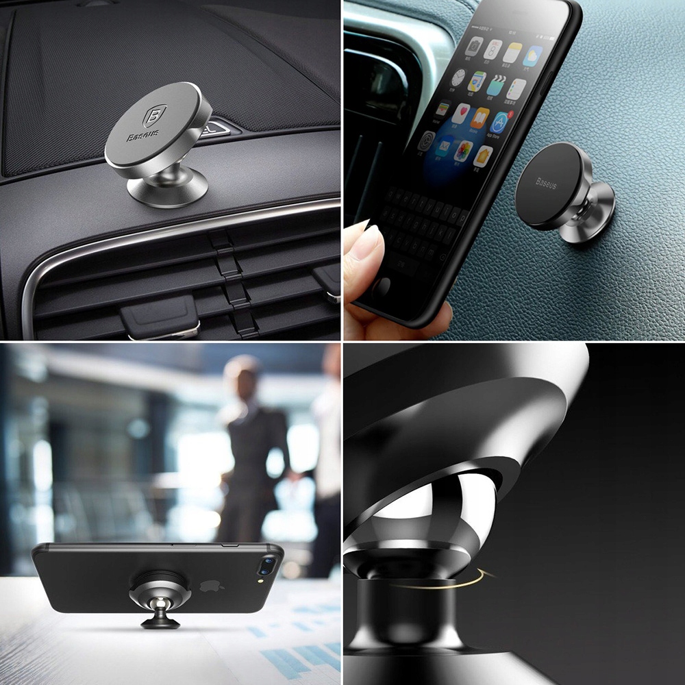 Uchwyt samochodowy, magnetyczny, Baseus SUER-B01 - Sklep, Opinie, Cena w Allegro.pl