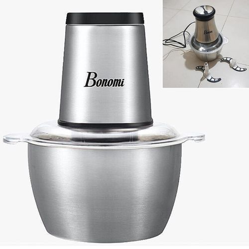 Bonomi TC-17S Hachoir Electrique en INOX , Multifonction - 2 vitesses - 2L /300W - 4 lames aiguisé
 Fiche Technique et Prix au Maroc