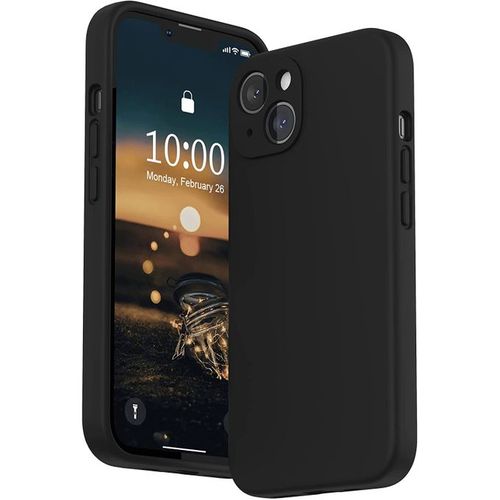 COQUE  iPhone 14 Plus Case, Slim Liquid Silicone Noir
 Fiche Technique et Prix au Maroc
