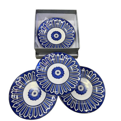 Coin De Chine Coffret 6 Assiettes Gateaux en porcelaine - Blanc & Bleu
 Fiche Technique et Prix au Maroc